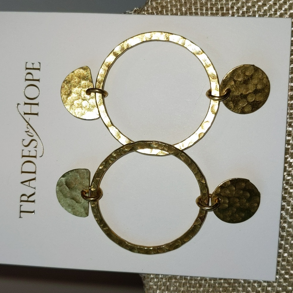 Trades of Hope Geo Hoop Earrings